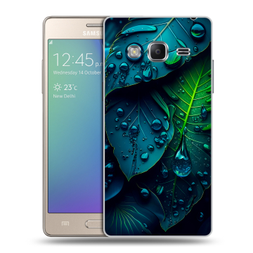 Пластиковый чехол на Samsung Z3 с принтом Листья Пластиковый чехол на Samsung Z3 с принтом Листья