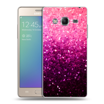 Пластиковый чехол на Samsung Z3 с принтом Блестки Пластиковый чехол на Samsung Z3 с принтом Блестки