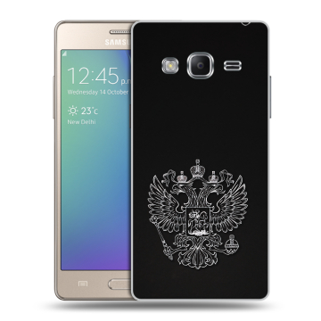 Пластиковый чехол на Samsung Z3 с принтом Герб России Пластиковый чехол на Samsung Z3 с принтом Герб России