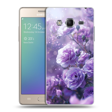Пластиковый чехол на Samsung Z3 с принтом Розы цветы Пластиковый чехол на Samsung Z3 с принтом Розы цветы