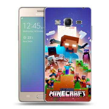 Пластиковый чехол на Samsung Z3 с принтом Майнкрафт Minecraft Пластиковый чехол на Samsung Z3 с принтом Майнкрафт Minecraft