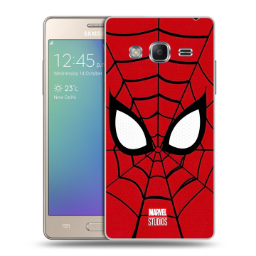 Пластиковый чехол на Samsung Z3 с принтом человек паук spiderman Пластиковый чехол на Samsung Z3 с принтом человек паук spiderman