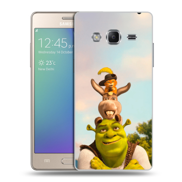 Пластиковый чехол на Samsung Z3 с принтом Шрек Shrek