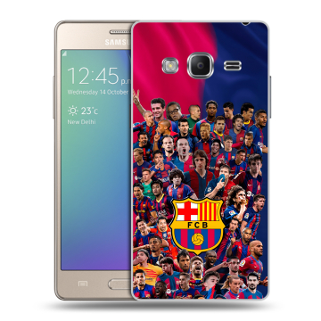 Пластиковый чехол на Samsung Z3 с принтом Барселона Barcelona Пластиковый чехол на Samsung Z3 с принтом Барселона Barcelona