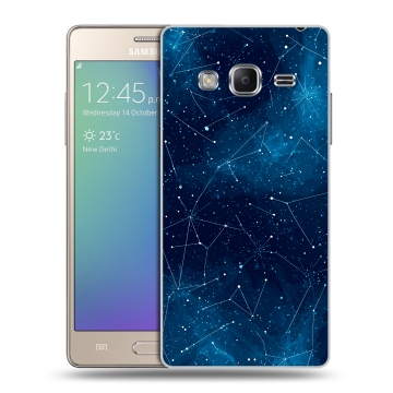 Пластиковый чехол на Samsung Z3 с принтом Космос звезды