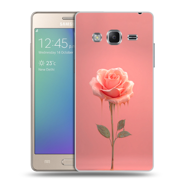 Пластиковый чехол на Samsung Z3 с принтом Розовая роза