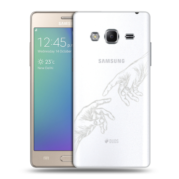 Пластиковый чехол на Samsung Z3 с принтом Сотворение мира