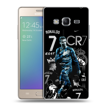 Пластиковый чехол на Samsung Z3 с принтом Реал Роналдо Пластиковый чехол на Samsung Z3 с принтом Реал Роналдо