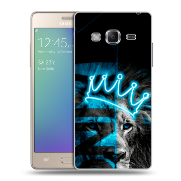Пластиковый чехол на Samsung Z3 с принтом Король лев Пластиковый чехол на Samsung Z3 с принтом Король лев