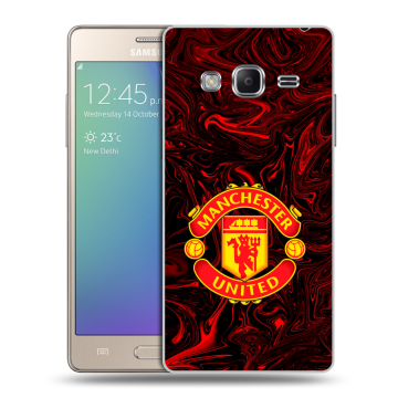Пластиковый чехол на Samsung Z3 с принтом Manchester United Пластиковый чехол на Samsung Z3 с принтом Manchester United