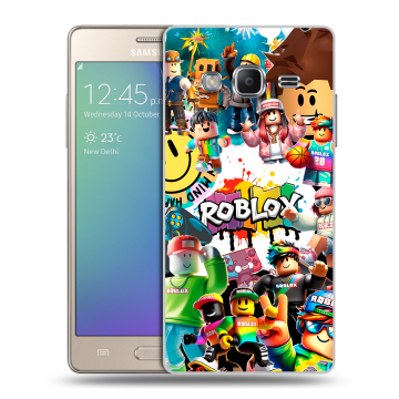 Пластиковый чехол на Samsung Z3 с принтом Roblox Роблокс Пластиковый чехол на Samsung Z3 с принтом Roblox Роблокс