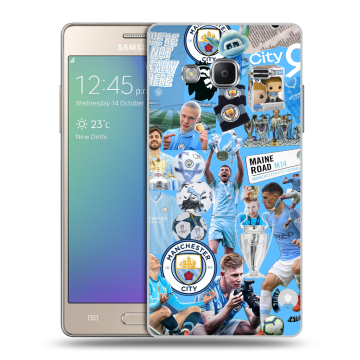 Пластиковый чехол на Samsung Z3 с принтом Man City Манчестер Сити Пластиковый чехол на Samsung Z3 с принтом Man City Манчестер Сити
