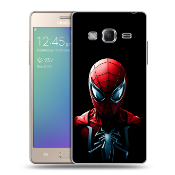 Пластиковый чехол на Samsung Z3 с принтом Spiderman Человек паук Пластиковый чехол на Samsung Z3 с принтом Spiderman Человек паук