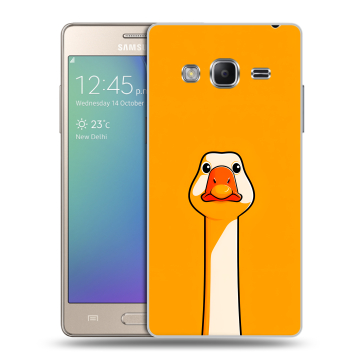 Пластиковый чехол на Samsung Z3 с принтом Смешная утка Пластиковый чехол на Samsung Z3 с принтом Смешная утка