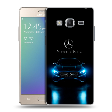 Пластиковый чехол на Samsung Z3 с принтом Mercedes Мерседес Пластиковый чехол на Samsung Z3 с принтом Mercedes Мерседес