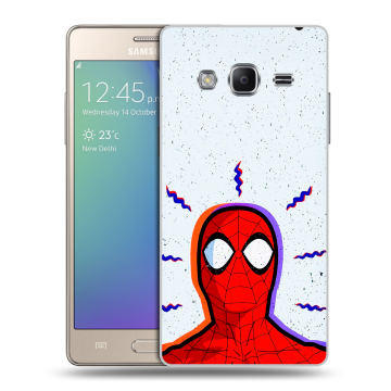 Пластиковый чехол на Samsung Z3 с принтом Spiderman Человек паук Пластиковый чехол на Samsung Z3 с принтом Spiderman Человек паук