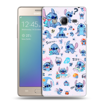 Пластиковый чехол на Samsung Z3 с принтом Лило и Стич Пластиковый чехол на Samsung Z3 с принтом Лило и Стич