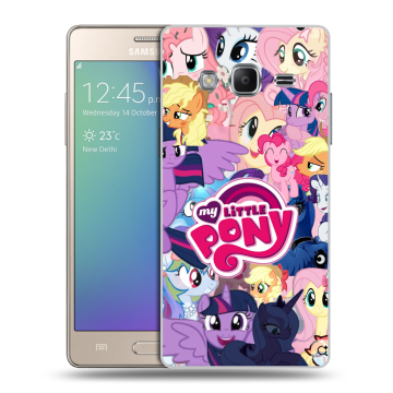 Пластиковый чехол на Samsung Z3 с принтом My little pony Дружба чудо Пластиковый чехол на Samsung Z3 с принтом My little pony Дружба чудо