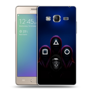 Пластиковый чехол на Samsung Z3 с принтом Игра Кальмара Пластиковый чехол на Samsung Z3 с принтом Игра Кальмара