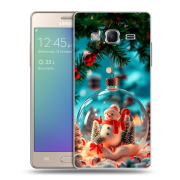 Пластиковый чехол на Samsung Z3 с принтом Новый год Пластиковый чехол на Samsung Z3 с принтом Новый год