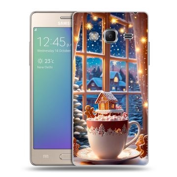 Пластиковый чехол на Samsung Z3 с принтом Новый год Пластиковый чехол на Samsung Z3 с принтом Новый год