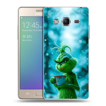Пластиковый чехол на Samsung Z3 с принтом Новый год гринч Пластиковый чехол на Samsung Z3 с принтом Новый год гринч