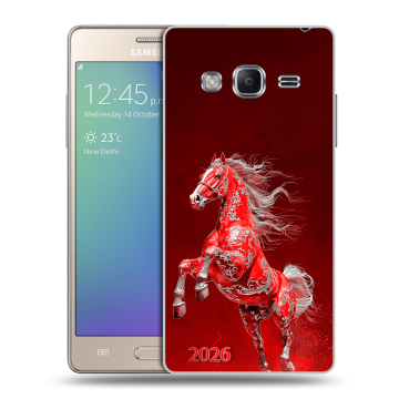 Пластиковый чехол на Samsung Z3 с принтом Новый год Пластиковый чехол на Samsung Z3 с принтом Новый год
