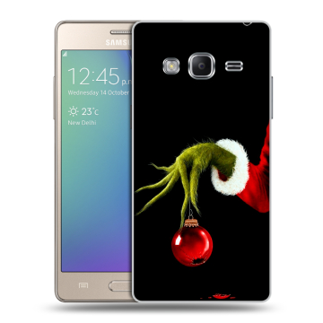 Пластиковый чехол на Samsung Z3 с принтом Новый год Гринч Пластиковый чехол на Samsung Z3 с принтом Новый год Гринч