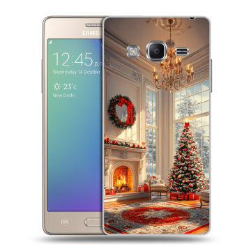 Пластиковый чехол на Samsung Z3 с принтом Новый год Пластиковый чехол на Samsung Z3 с принтом Новый год