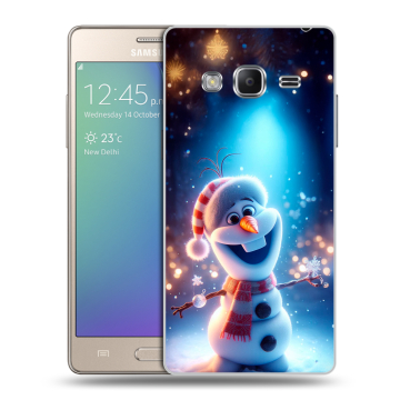 Пластиковый чехол на Samsung Z3 с принтом Новый год Пластиковый чехол на Samsung Z3 с принтом Новый год
