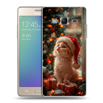 Пластиковый чехол на Samsung Z3 с принтом Новый год Пластиковый чехол на Samsung Z3 с принтом Новый год