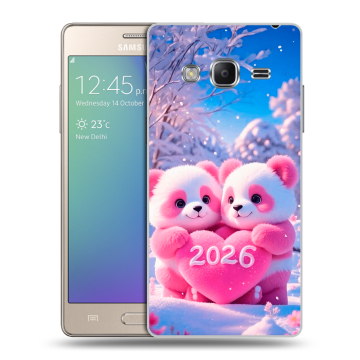 Пластиковый чехол на Samsung Z3 с принтом Новый год Пластиковый чехол на Samsung Z3 с принтом Новый год