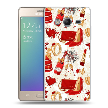 Пластиковый чехол на Samsung Z3 с принтом Новый год Пластиковый чехол на Samsung Z3 с принтом Новый год