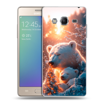 Пластиковый чехол на Samsung Z3 с принтом Новый год Пластиковый чехол на Samsung Z3 с принтом Новый год