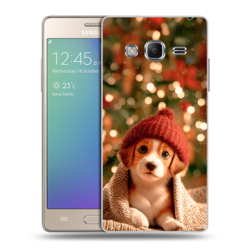 Пластиковый чехол на Samsung Z3 с принтом Новый год Пластиковый чехол на Samsung Z3 с принтом Новый год