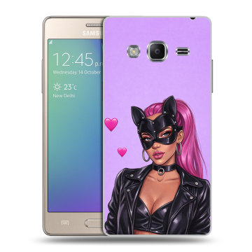Пластиковый чехол на Samsung Z3 с принтом женский Пластиковый чехол на Samsung Z3 с принтом женский