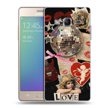 Пластиковый чехол на Samsung Z3 с принтом для девочек Пластиковый чехол на Samsung Z3 с принтом для девочек