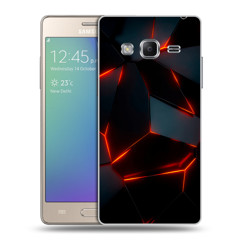 Пластиковый чехол на Samsung Z3 с принтом Яркие абстракции Пластиковый чехол на Samsung Z3 с принтом Яркие абстракции