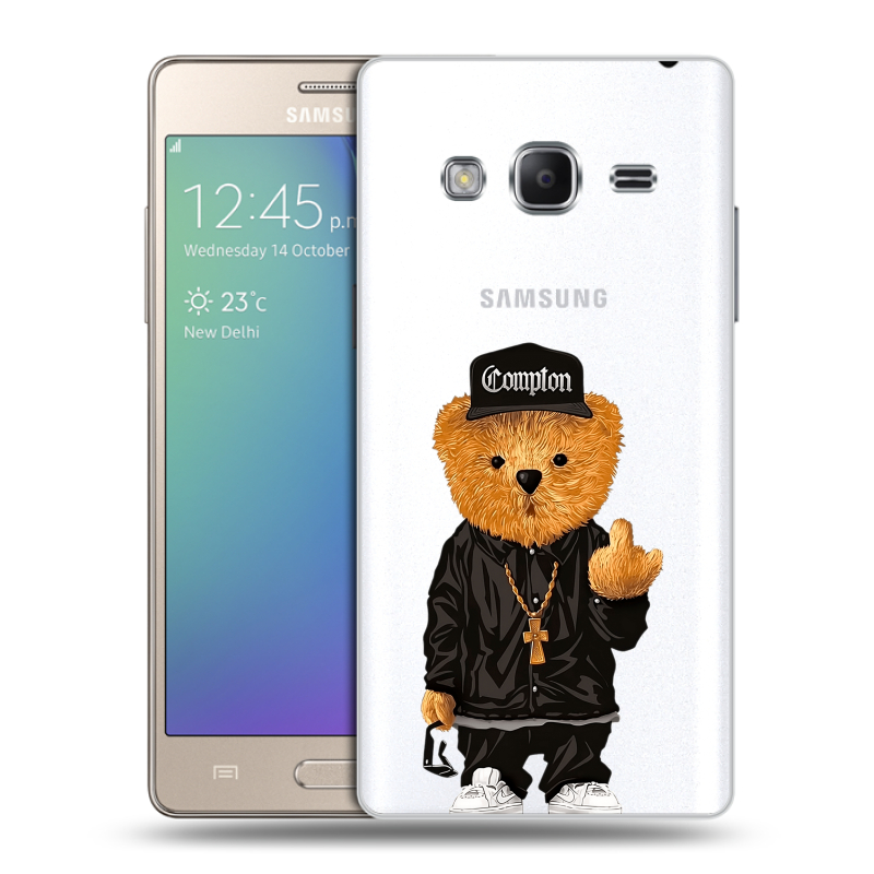 Пластиковый чехол на Samsung Z3 с принтом Плюшевый медведь Пластиковый чехол на Samsung Z3 с принтом Плюшевый медведь