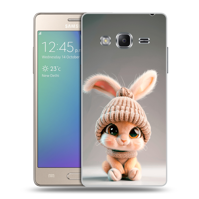 Пластиковый чехол на Samsung Z3 с принтом Кролик Пластиковый чехол на Samsung Z3 с принтом Кролик
