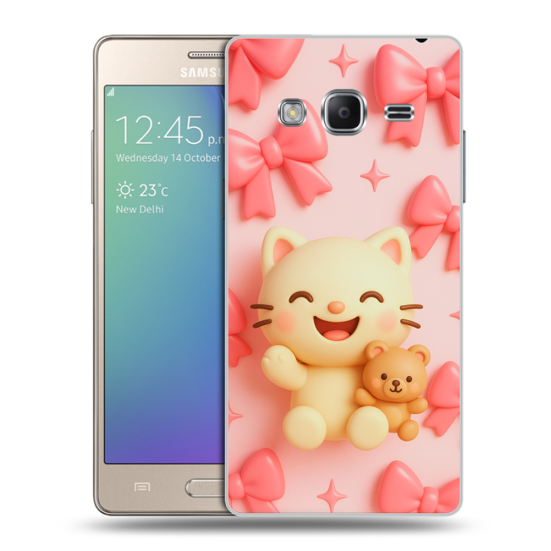 Пластиковый чехол на Samsung Z3 с принтом для девочек Пластиковый чехол на Samsung Z3 с принтом для девочек
