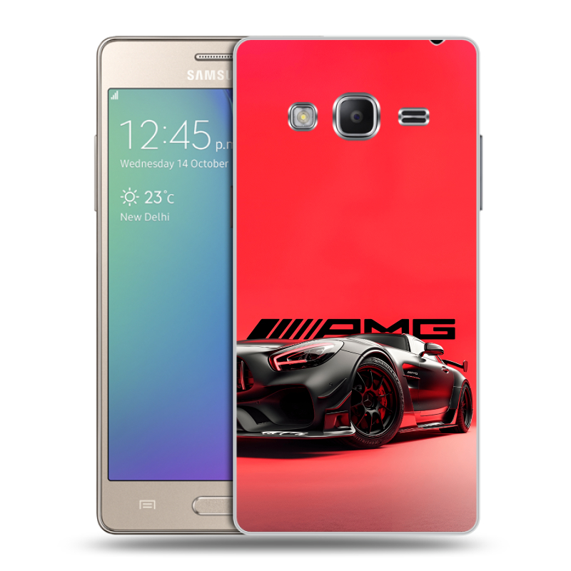 Пластиковый чехол на Samsung Z3 с принтом Мерседес Mercedes AMG Пластиковый чехол на Samsung Z3 с принтом Мерседес Mercedes AMG