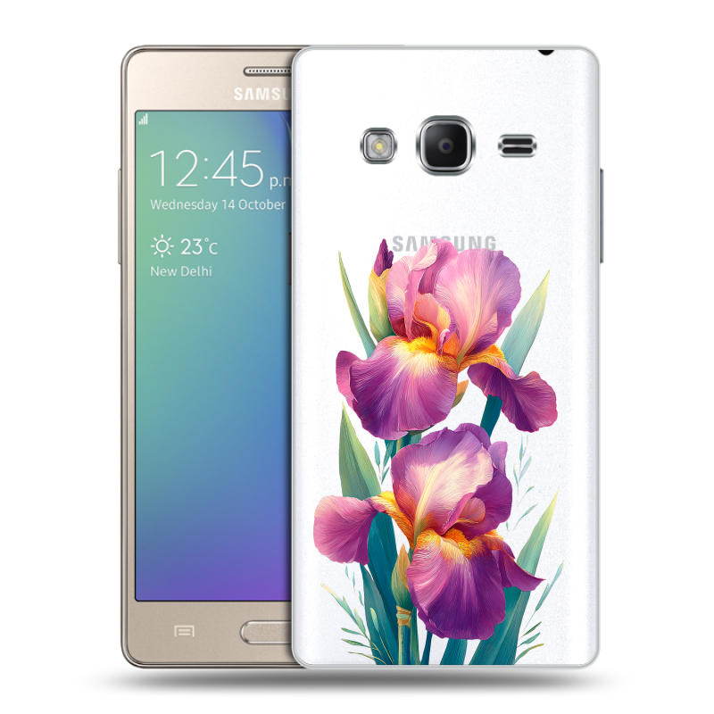 Пластиковый чехол на Samsung Z3 с принтом Цветы орхидеи Пластиковый чехол на Samsung Z3 с принтом Цветы орхидеи