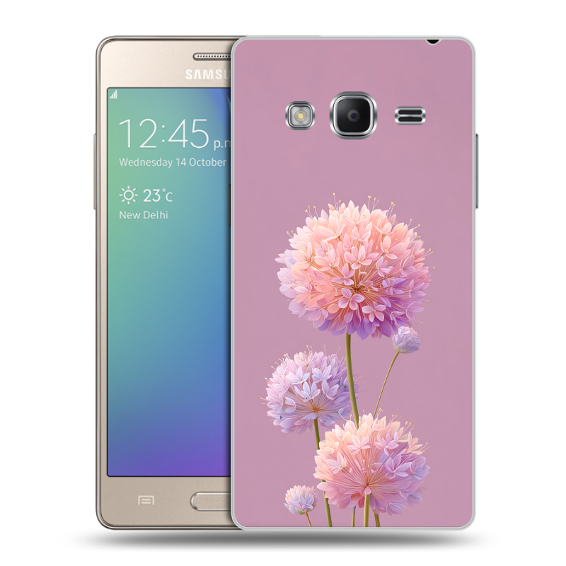 Пластиковый чехол на Samsung Z3 с принтом Цветы Пластиковый чехол на Samsung Z3 с принтом Цветы