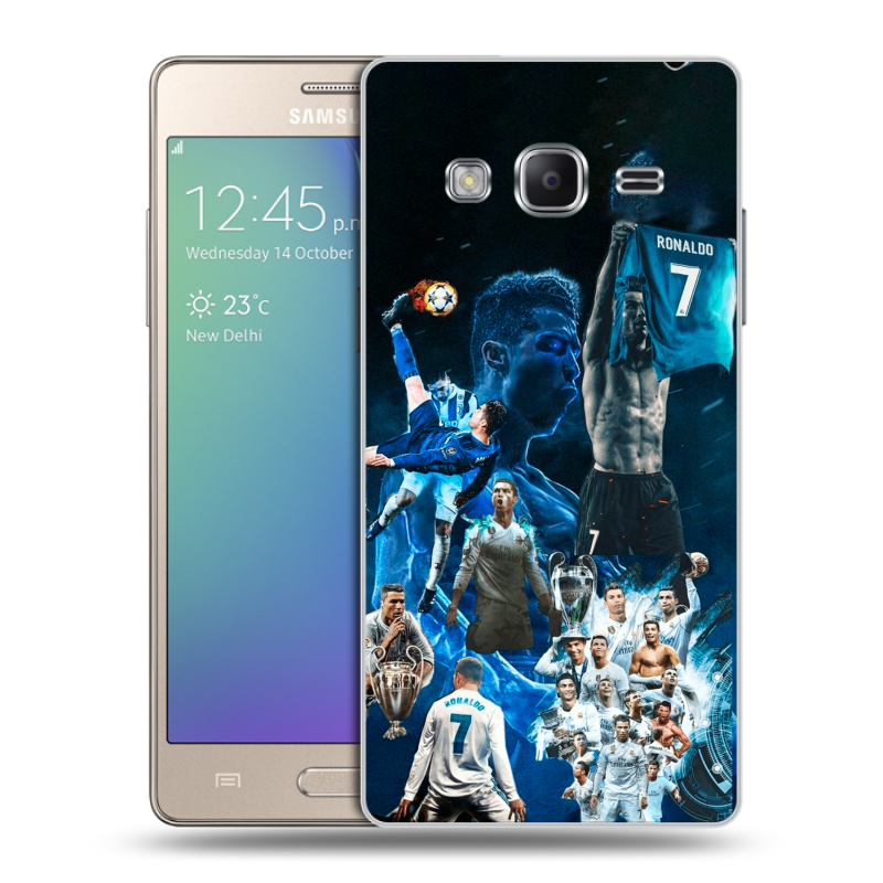 Пластиковый чехол на Samsung Z3 с принтом Реал Роналдо Пластиковый чехол на Samsung Z3 с принтом Реал Роналдо