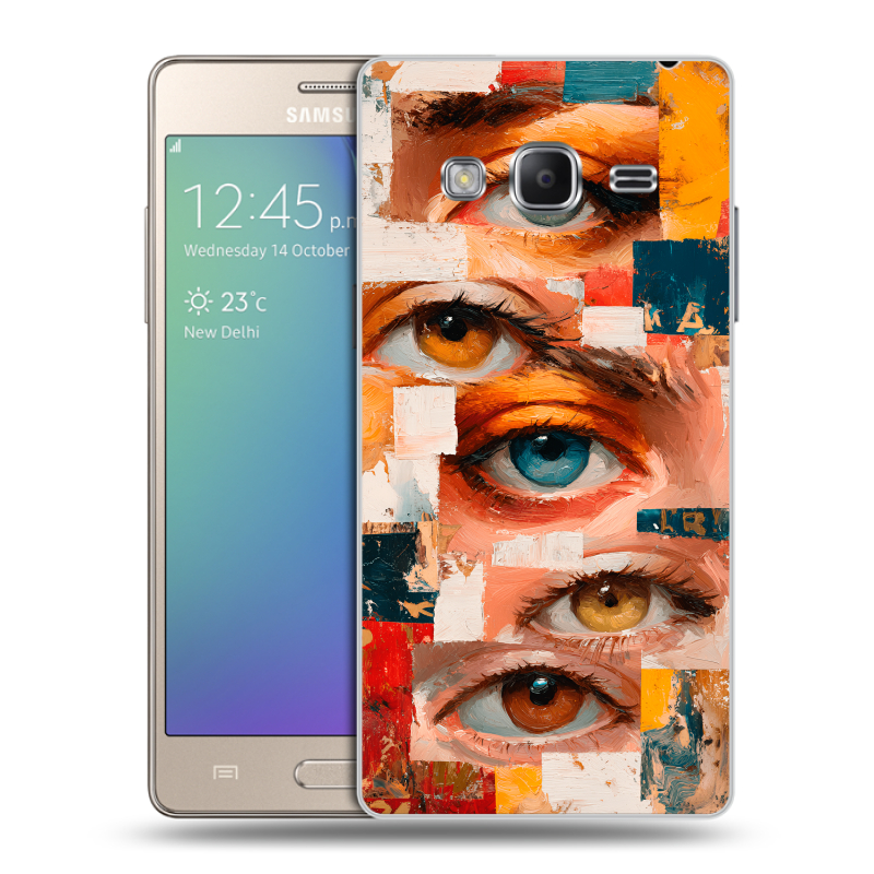 Пластиковый чехол на Samsung Z3 с принтом Модный принт Пластиковый чехол на Samsung Z3 с принтом Модный принт