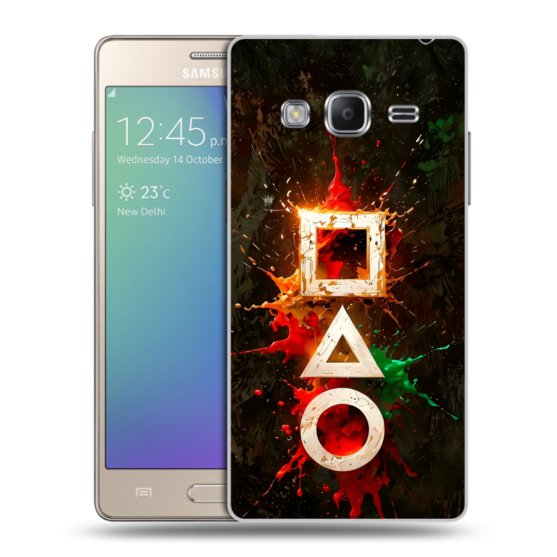 Пластиковый чехол на Samsung Z3 с принтом Squid Game Игра кальмара Пластиковый чехол на Samsung Z3 с принтом Squid Game Игра кальмара