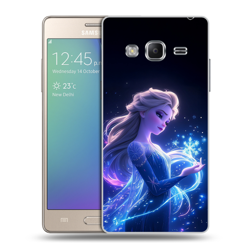 Пластиковый чехол на Samsung Z3 с принтом Холодное сердце Frozen Пластиковый чехол на Samsung Z3 с принтом Холодное сердце Frozen