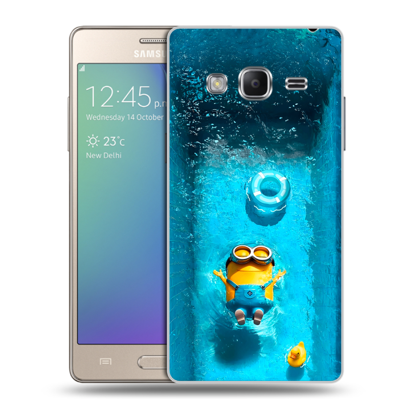 Пластиковый чехол на Samsung Z3 с принтом Миньоны Пластиковый чехол на Samsung Z3 с принтом Миньоны