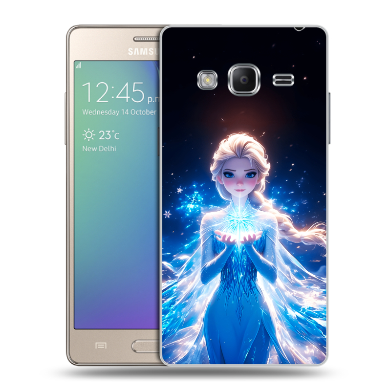 Пластиковый чехол на Samsung Z3 с принтом Холодное сердце Frozen Пластиковый чехол на Samsung Z3 с принтом Холодное сердце Frozen